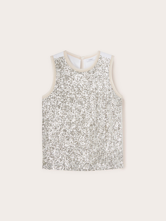 Top full paillettes