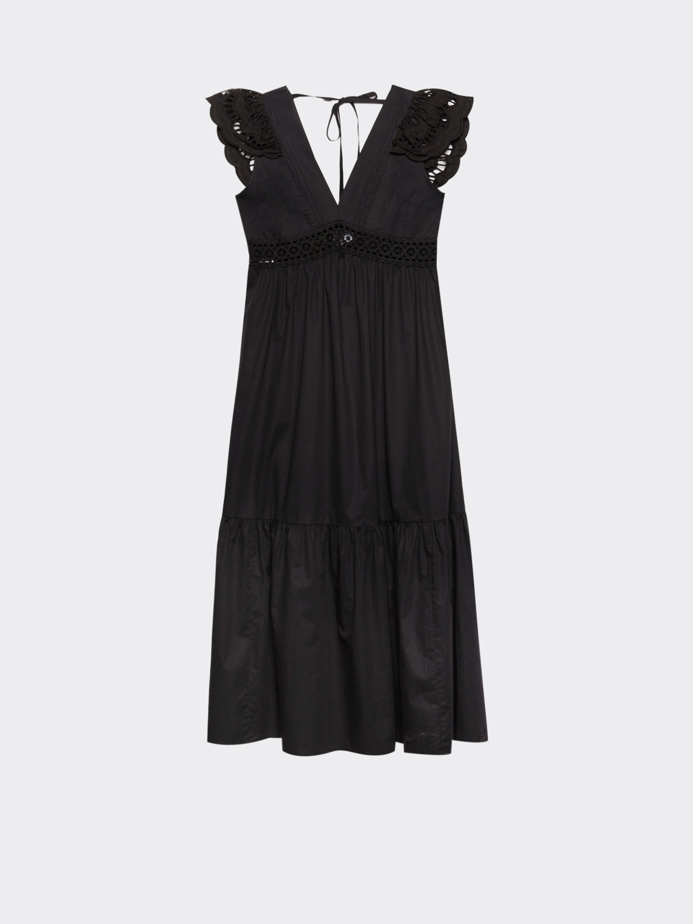 Robe shops broderie anglaise noire