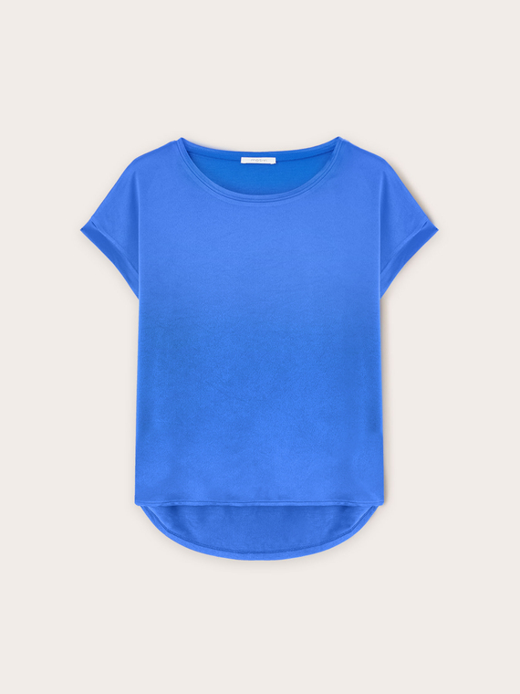 Dual fabric T-shirt