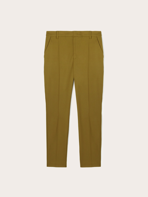 Polyviscose regular trousers