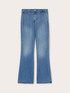 Jeans flare in denim leggero image number 4