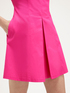 Short dress with split pleat image number 2