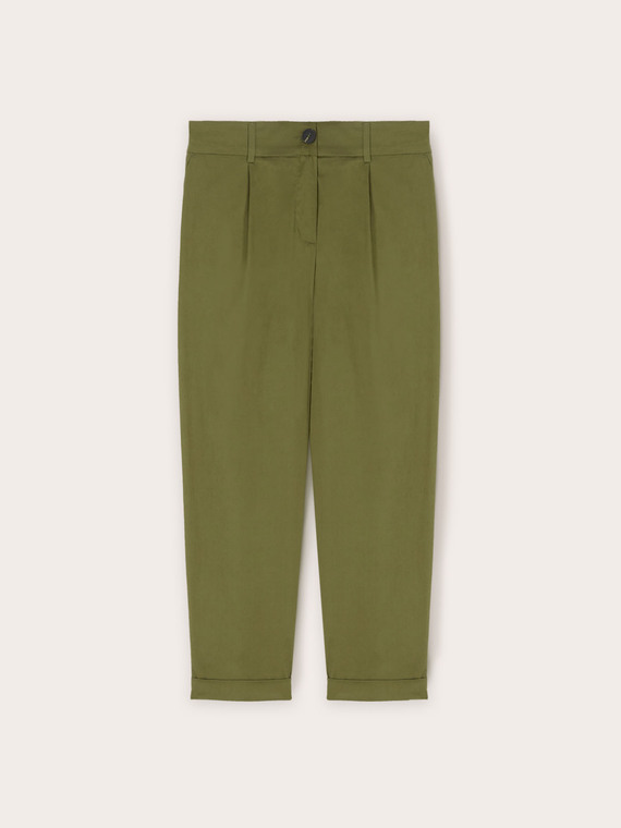 Cotton baggy trousers