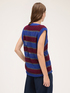 Gilet in maglia a righe lurex image number 1