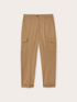 Pantaloni cargo con piega stirata image number 4