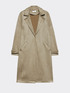 Faux suede trench coat image number 3