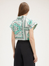 Foulard-patterned kimono shirt image number 1