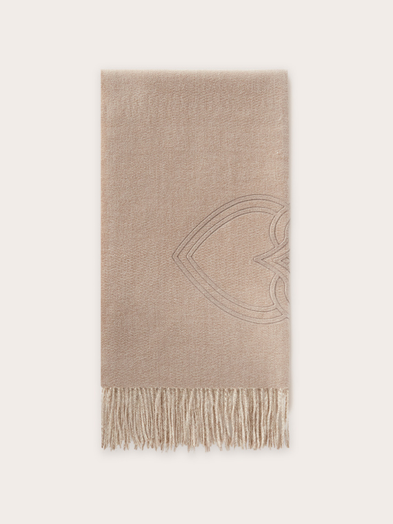 Scarf with logo